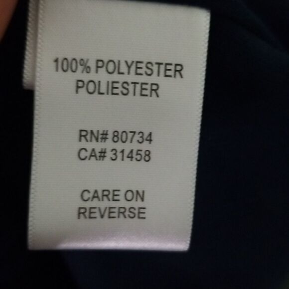 BCBG Blue Animal Print  Halter Back Dress size  Small - Picture 11 of 11